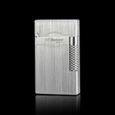 JT Dunant lighter Dual Flame Classic Brushed Metal#305