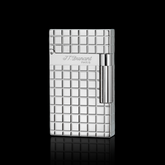 JT Dunant Lighter Chocolate Lattice Engrave Gas Flame#015