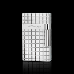 JT Dunant Lighter Chocolate Lattice Engrave Gas Flame#015