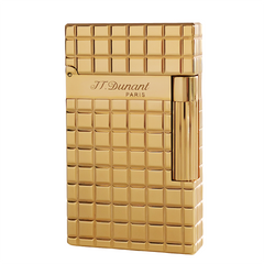JT Dunant Lighter Chocolate Lattice Engrave Gas Flame#015