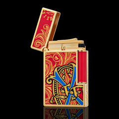 JT Dunant FT Opus X Vibrant Red Lacquer Limited Edition Lighter #259