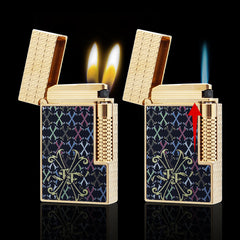 JT Dunant Multicolor Embossed Switchable Flame Lighter #602
