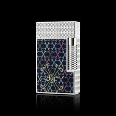 JT Dunant Multicolor Embossed Switchable Flame Lighter #602