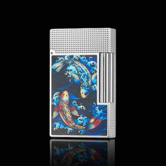 JT Dunant Ligne 2 Koi Fish Design Lighter #179