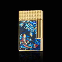 JT Dunant Ligne 2 Koi Fish Design Lighter #179