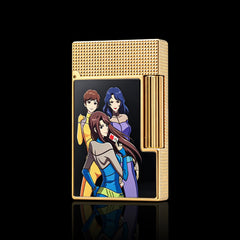JT Dunant Cat's Eye Sisters Double Flame Lighter #247