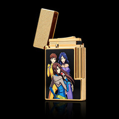 JT Dunant Cat's Eye Sisters Double Flame Lighter #247