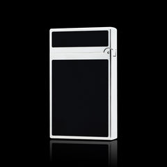 JT Dunant Opus X Black Silver Double Flame Lighter #215