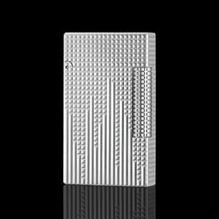 JT Dunant Clous de Paris Hobnail Vertical Stripe Soft Flame Lighter #003