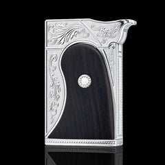 JT Dunant Wild West Western Engraved Dual Soft Flame Lighter #257