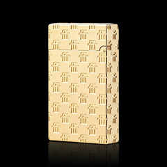 JT Dunant Gold Embossed Double Soft Flame Switchable Lighter #601
